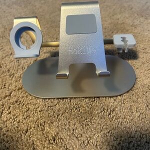 Silver Desk Organizer Stand